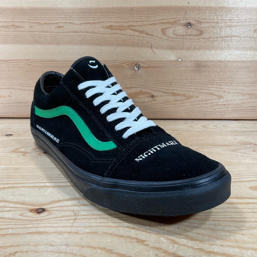 COUTIÉ x Vans Old Skool Nightmare Society Skate Shoes Men’s 11.5 Black Green